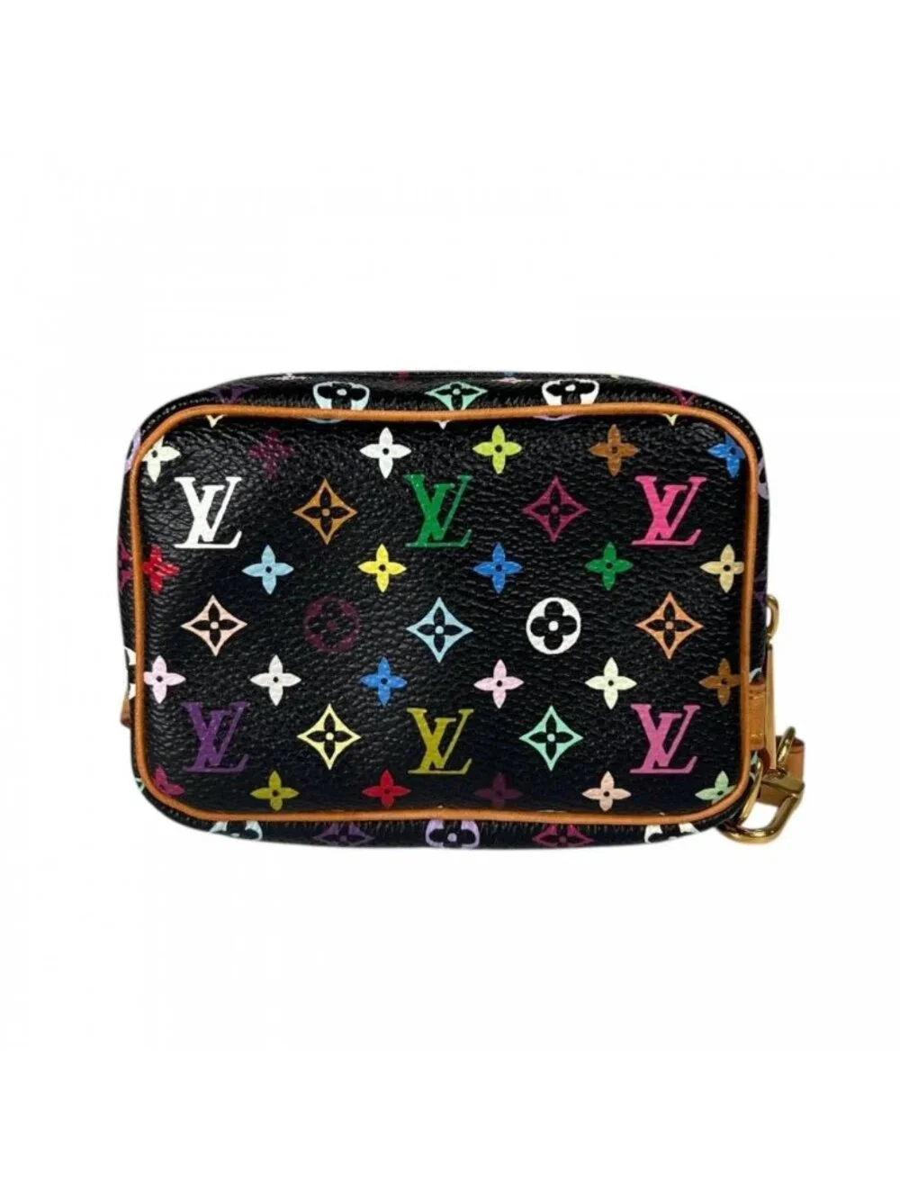 Louis Vuitton Pouch Trousse Wapiti Monogram Multicolor Gold